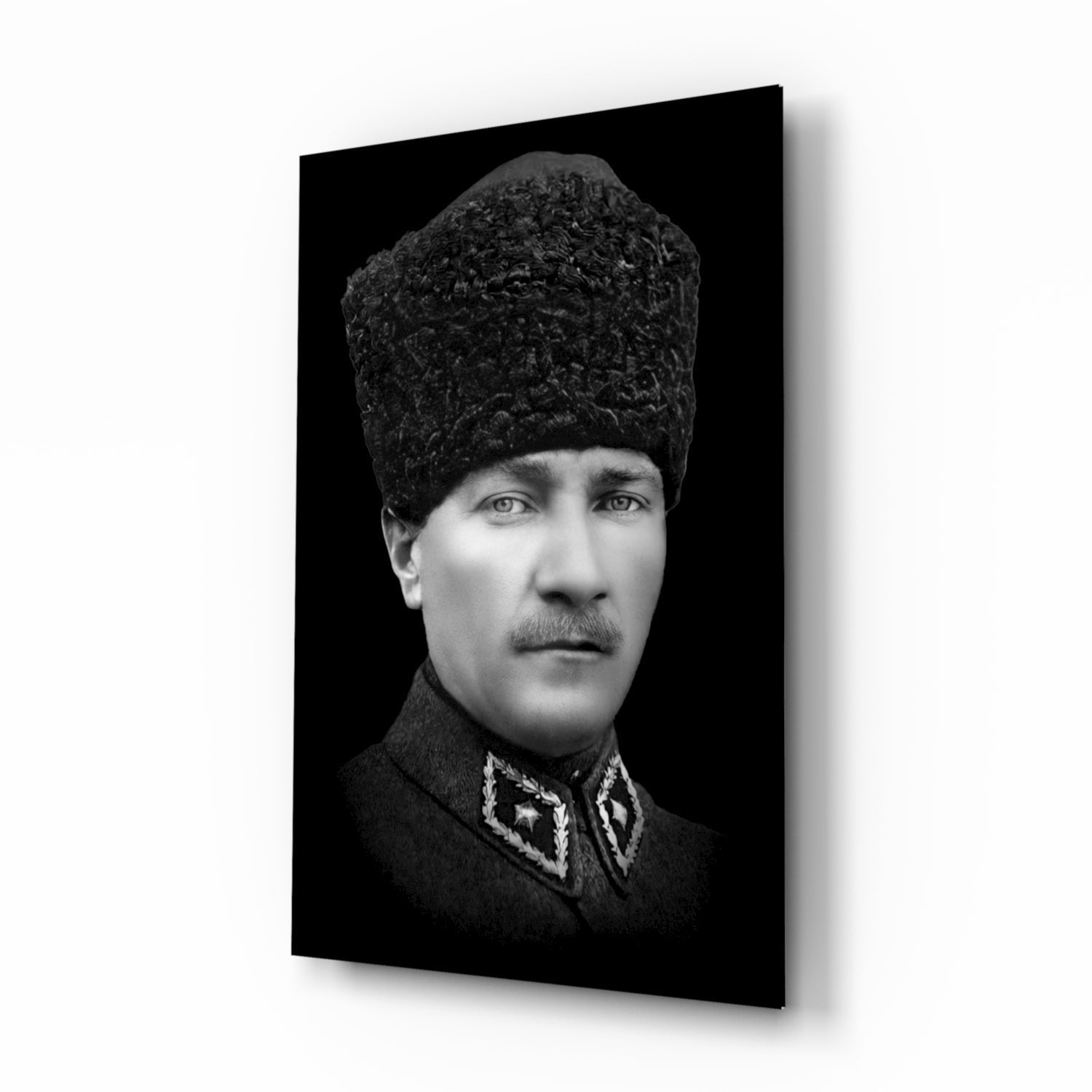 Ataturk Glass Wall Art