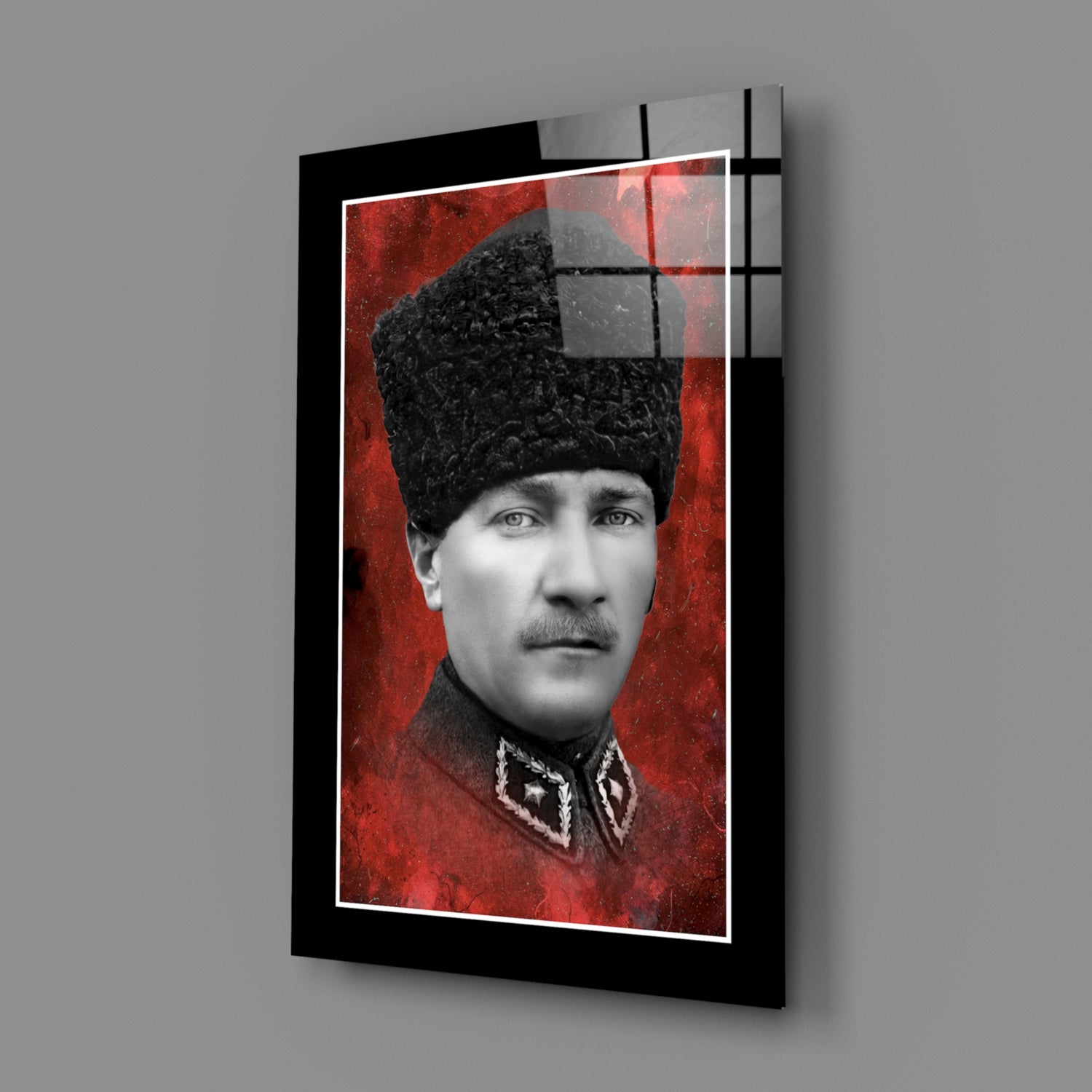 Atat√ºrk Glass Wall Art