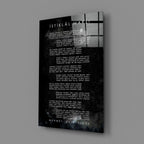 Turkish Independence Anthem Glass Wall Art