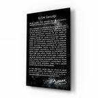 Appeal to Youth of Ataturk Glass Wall Art