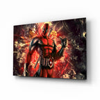 Fight Club Poster Glass Wall Art