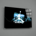 Air Jordan Glass Wall Art