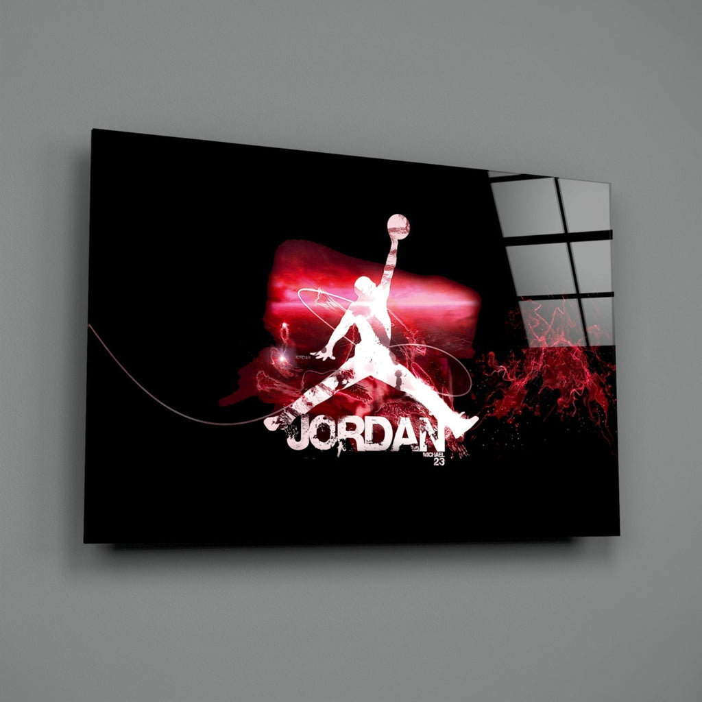 Air Jordan Glass Wall Art