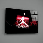 Air Jordan Glass Wall Art