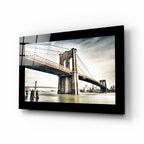 Brooklyn Bridge Glass Wall Art
