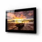 Sunset Glass Wall Art