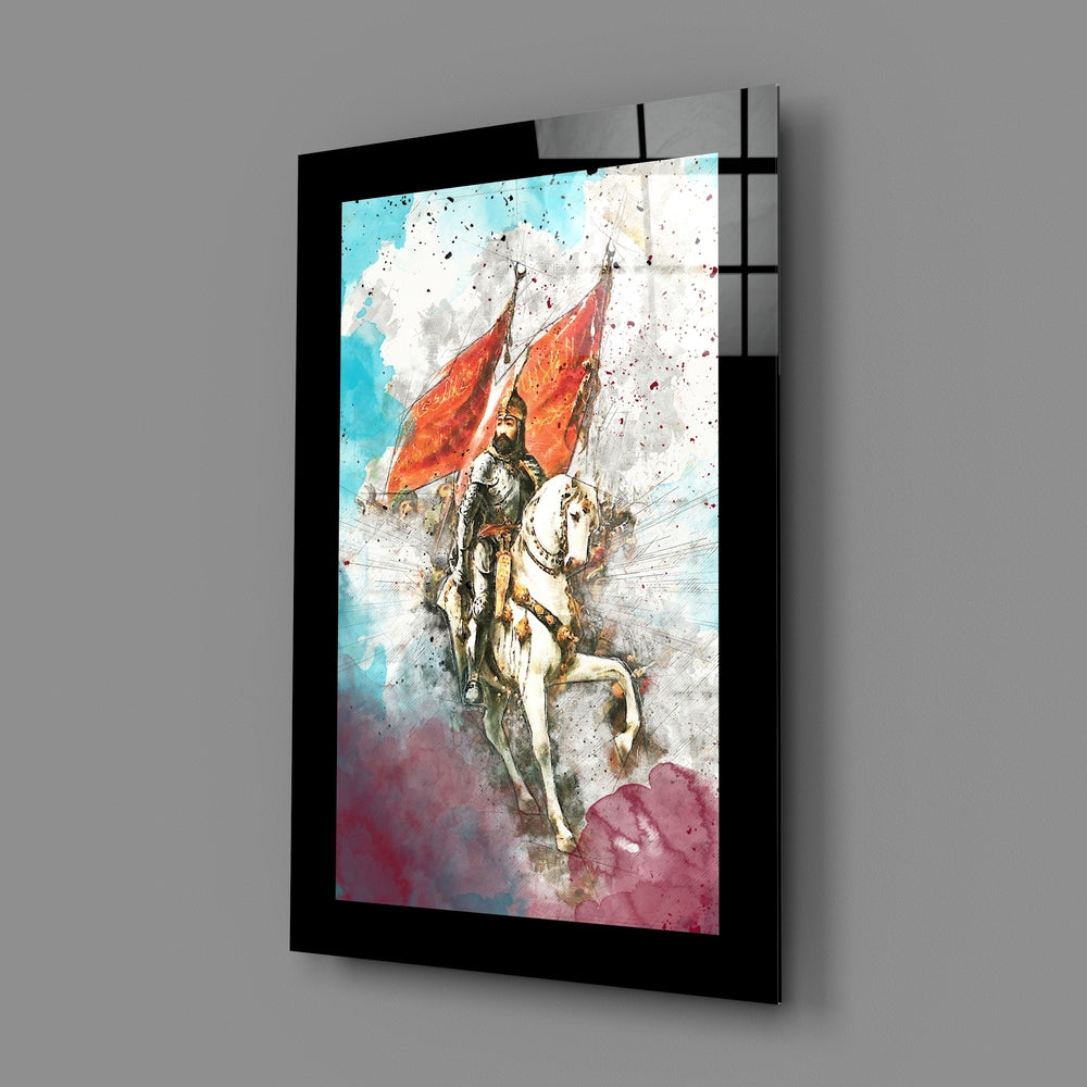 The Conqueror Glass Wall Art