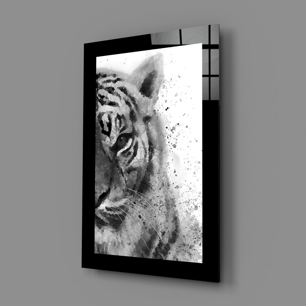 Tiger Glass Wall Art