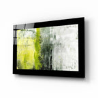 Green and Green Glass Wall Art