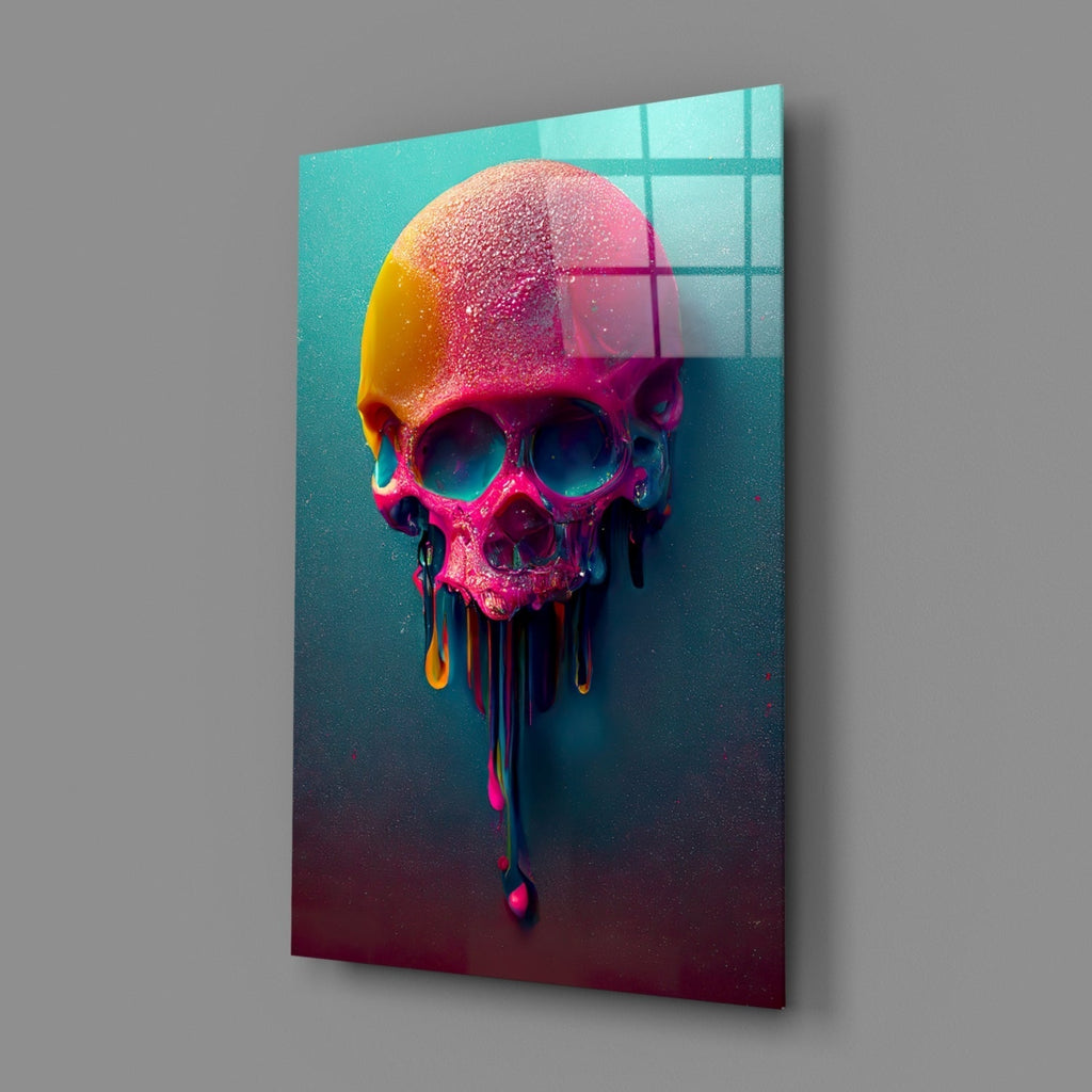 Melt of the Skull Glass Art || Designer's Collection