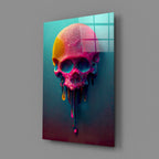 Melt of the Skull Glass Art || Designer's Collection