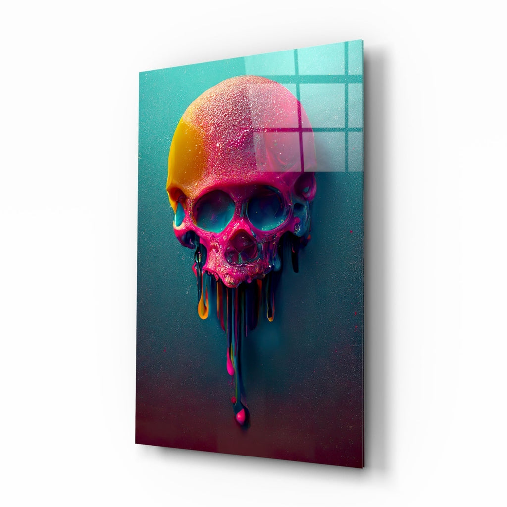 Melt of the Skull Glass Art || Designer's Collection