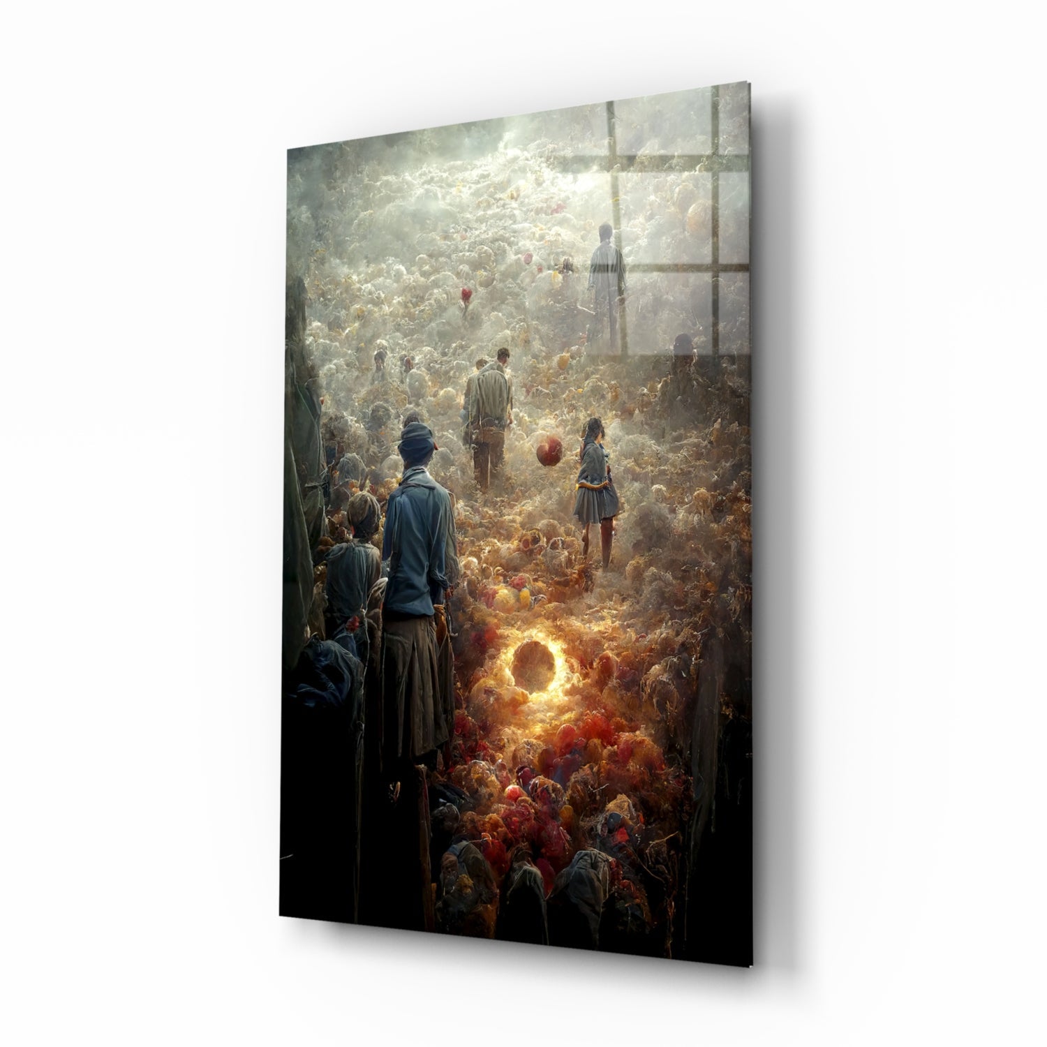 Abandonment Glass Wall Art || Designer's Collection