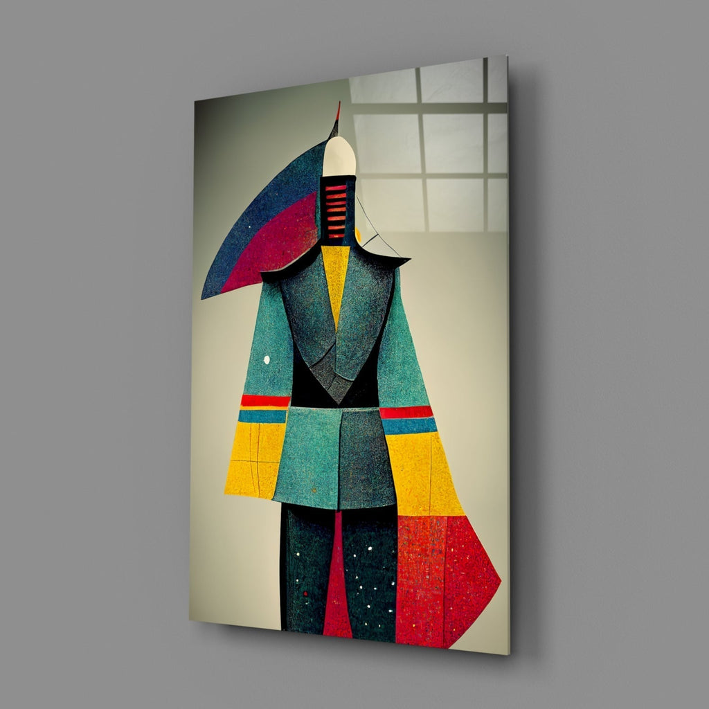 Colored Man Glass Art || Designer's Collection