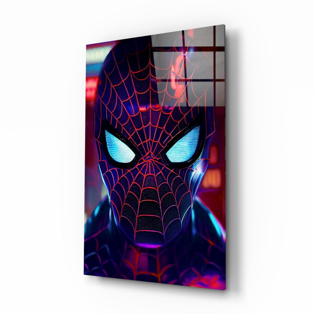 Spiderman Glass Wall Art || Designer's Collection