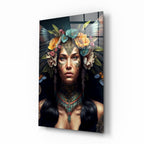 Warrior Beautiful Glass Wall Art || Designer's Collection