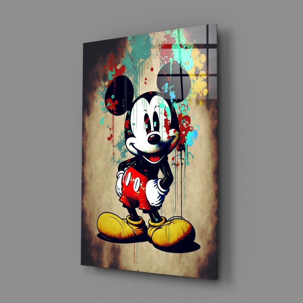 Mickey the Giant Glass Wall Art || Designer's Collection