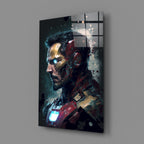 Iron Man Glass Wall Art || Designer's Collection