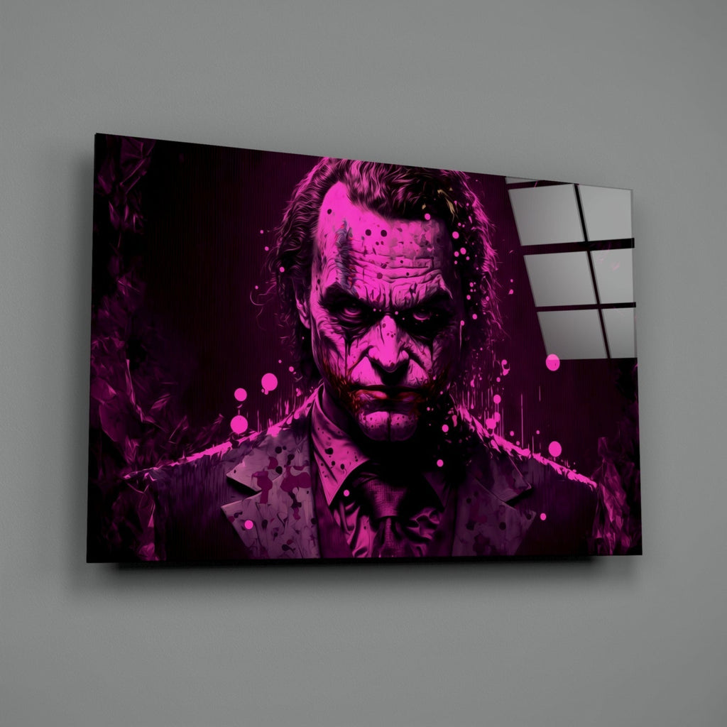Joker Glass Wall Art || Designer's Collection