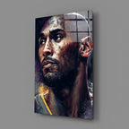 Kobe Bryant Glass Wall Art || Designer's Collection