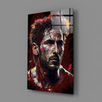 Messi Glass Wall Art || Designer's Collection