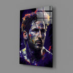 Messi Glass Wall Art || Designer's Collection