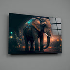Glory of an Elephant Glass Wall Art || Designer's Collection