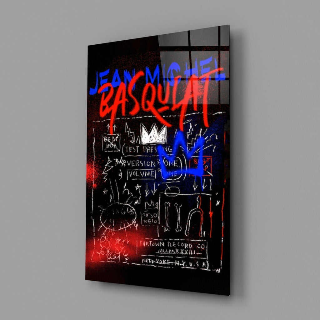 Style of Jean-Michel Basquiat Glass Wall Art || Designers Collection
