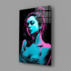 Girl Glass Wall Art || Designer's Collection