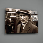 Ataturk Glass Wall Art || Designer Collection