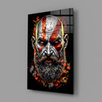 Kratos Glass Wall Art || Designer Collection