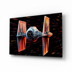Tƒ±e Fighter Glass Wall Art || Designer Collection