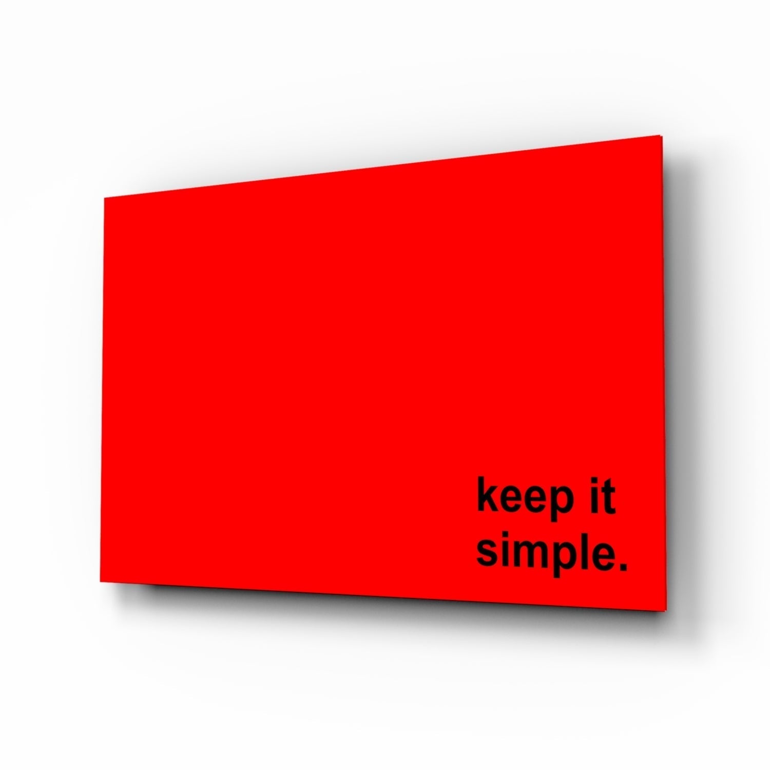 Simple Glass Wall Art || Designer Collection