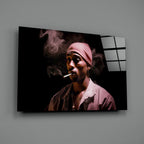 Tupac Glass Wall Art || Designer Collection