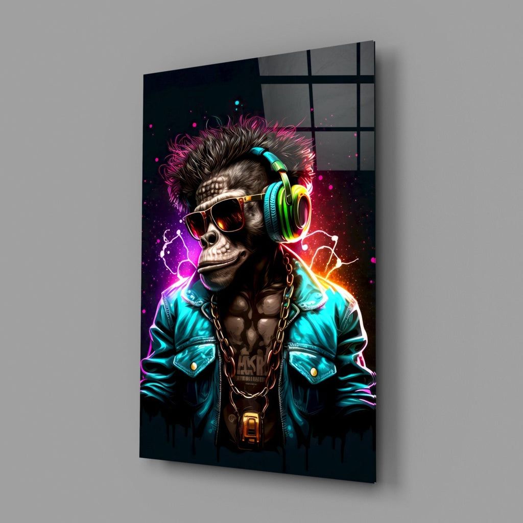 Feel the Music Glass Wall Art|| Designer's Collection