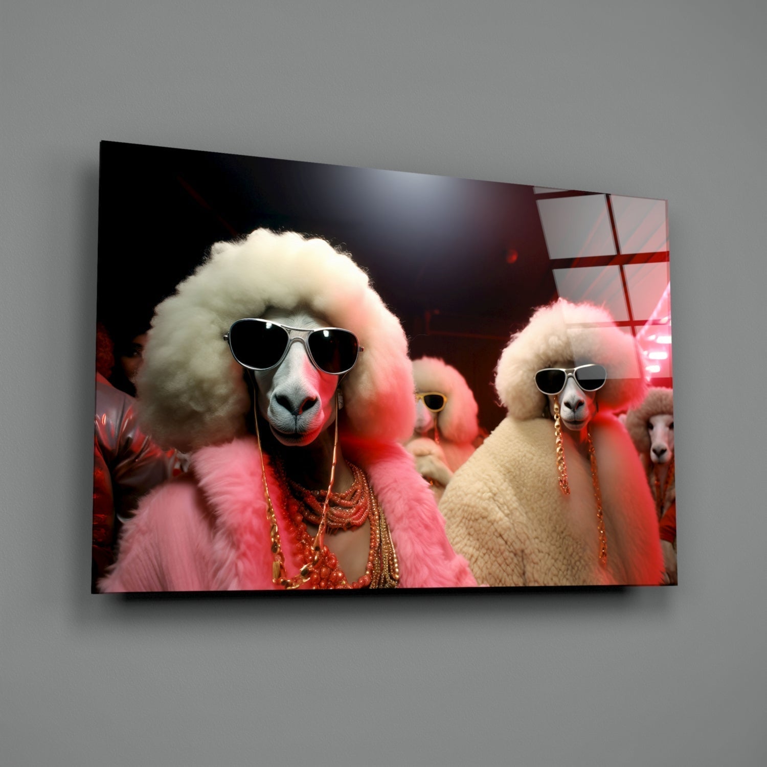 Friends of Shaun Glass Wall Art | Designer‚Äôs Collection