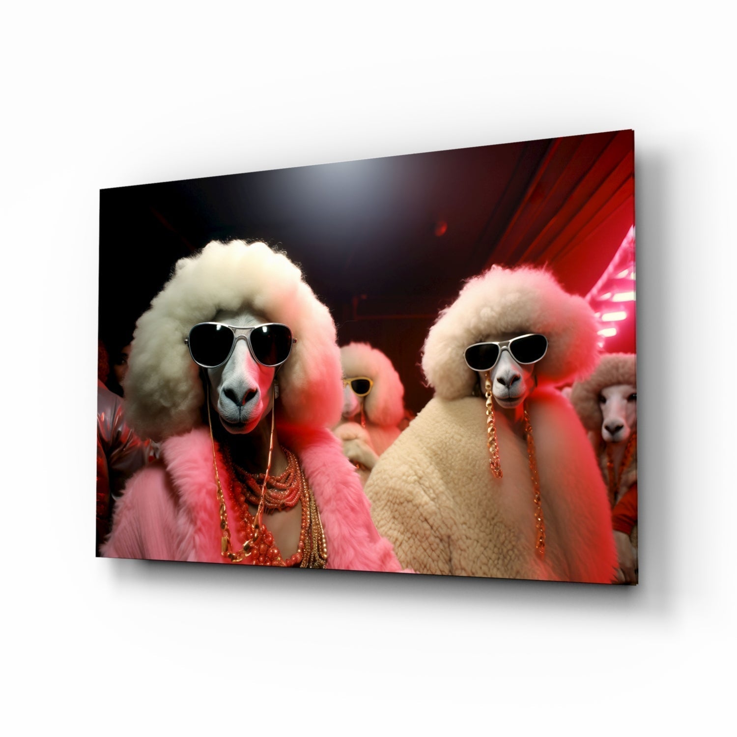 Friends of Shaun Glass Wall Art | Designer‚Äôs Collection