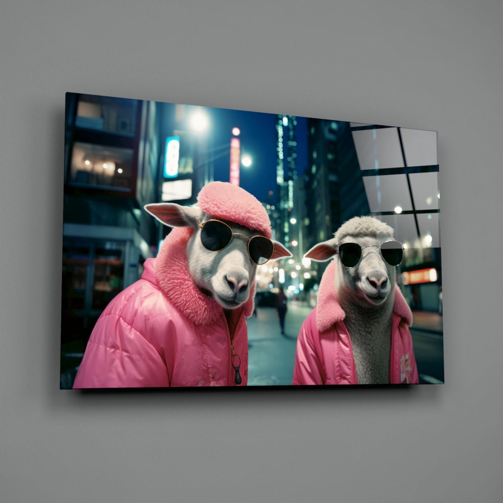 Friends of Shaun Glass Wall Art | Designer‚Äôs Collection