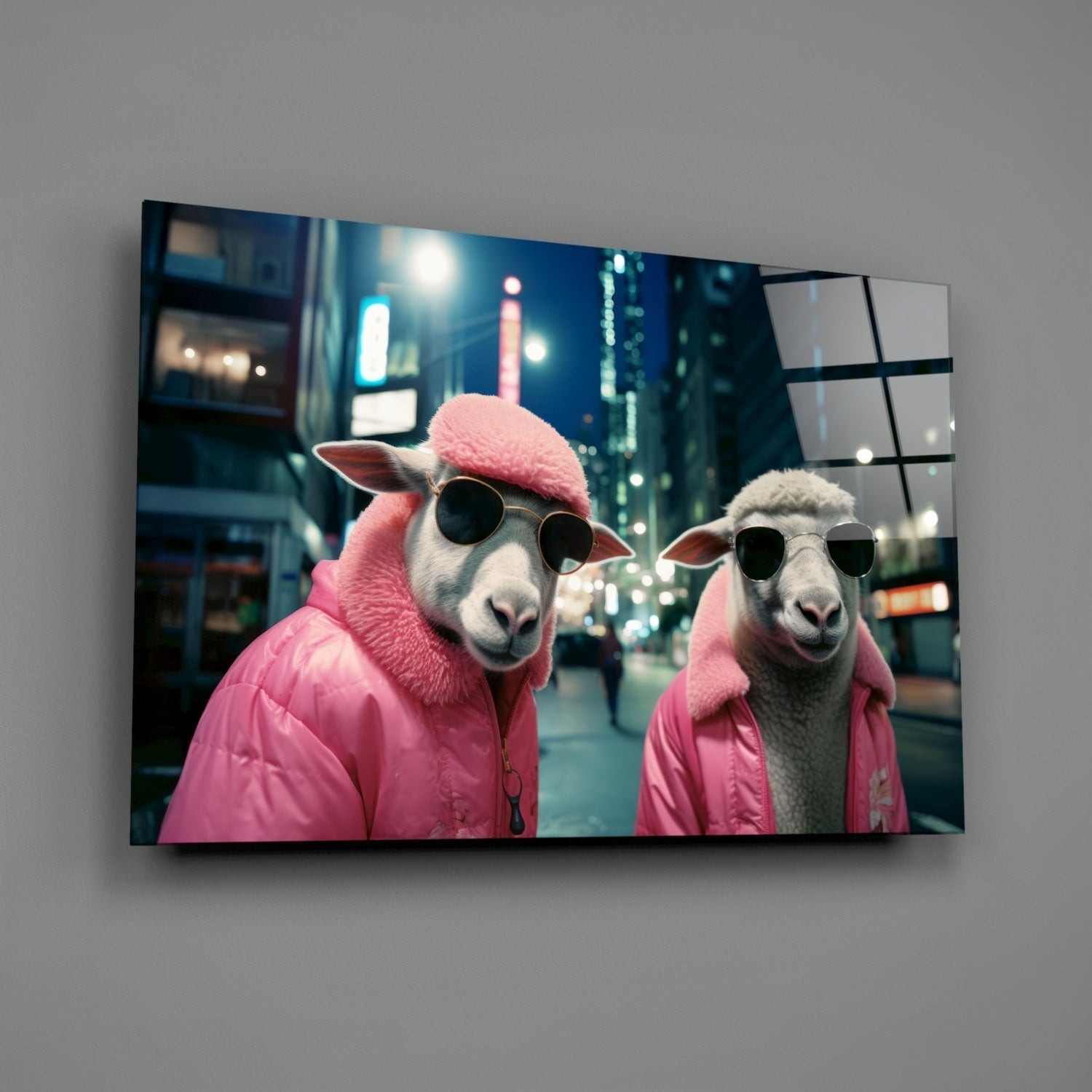 Friends of Shaun Glass Wall Art | Designer‚Äôs Collection