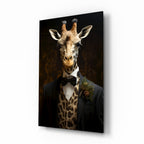 Gentleman Glass Wall Art|| Designer's Collection