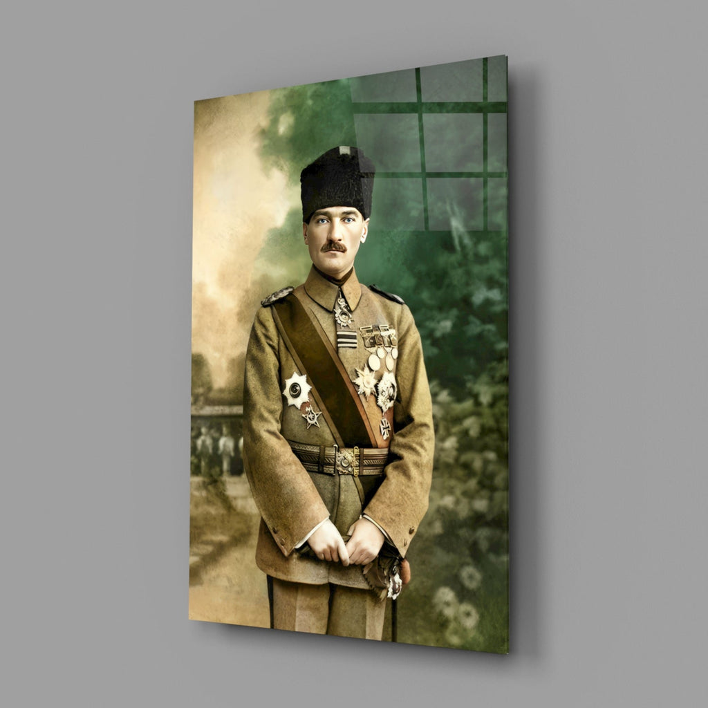Atat√ºrk Glass Wall Art || Designer Collection