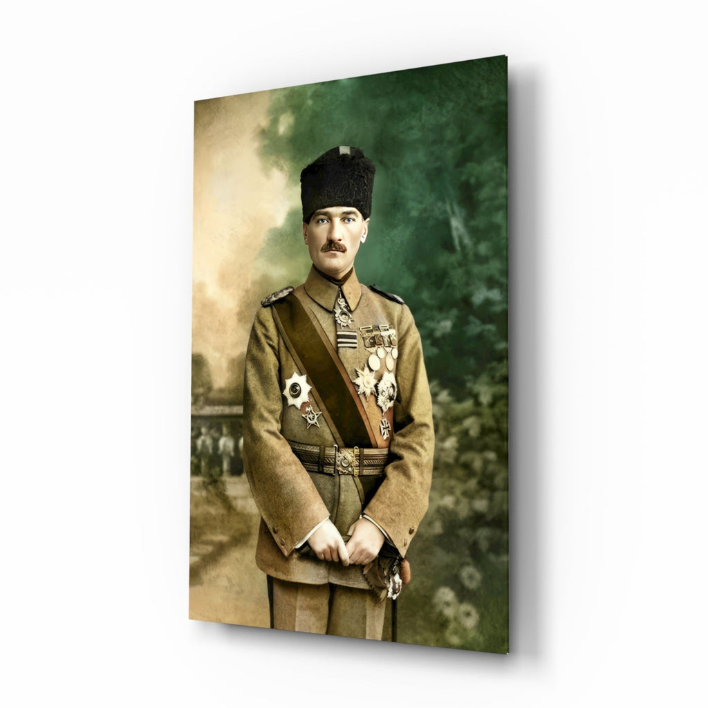 Atat√ºrk Glass Wall Art || Designer Collection