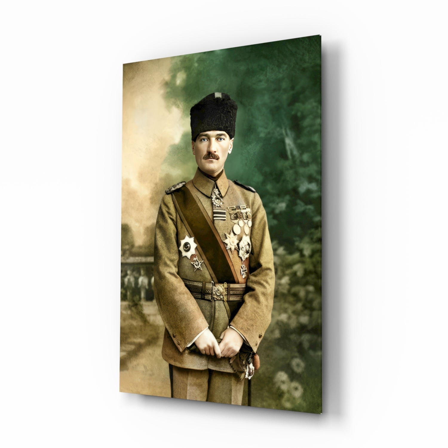 Atat√ºrk Glass Wall Art || Designer Collection