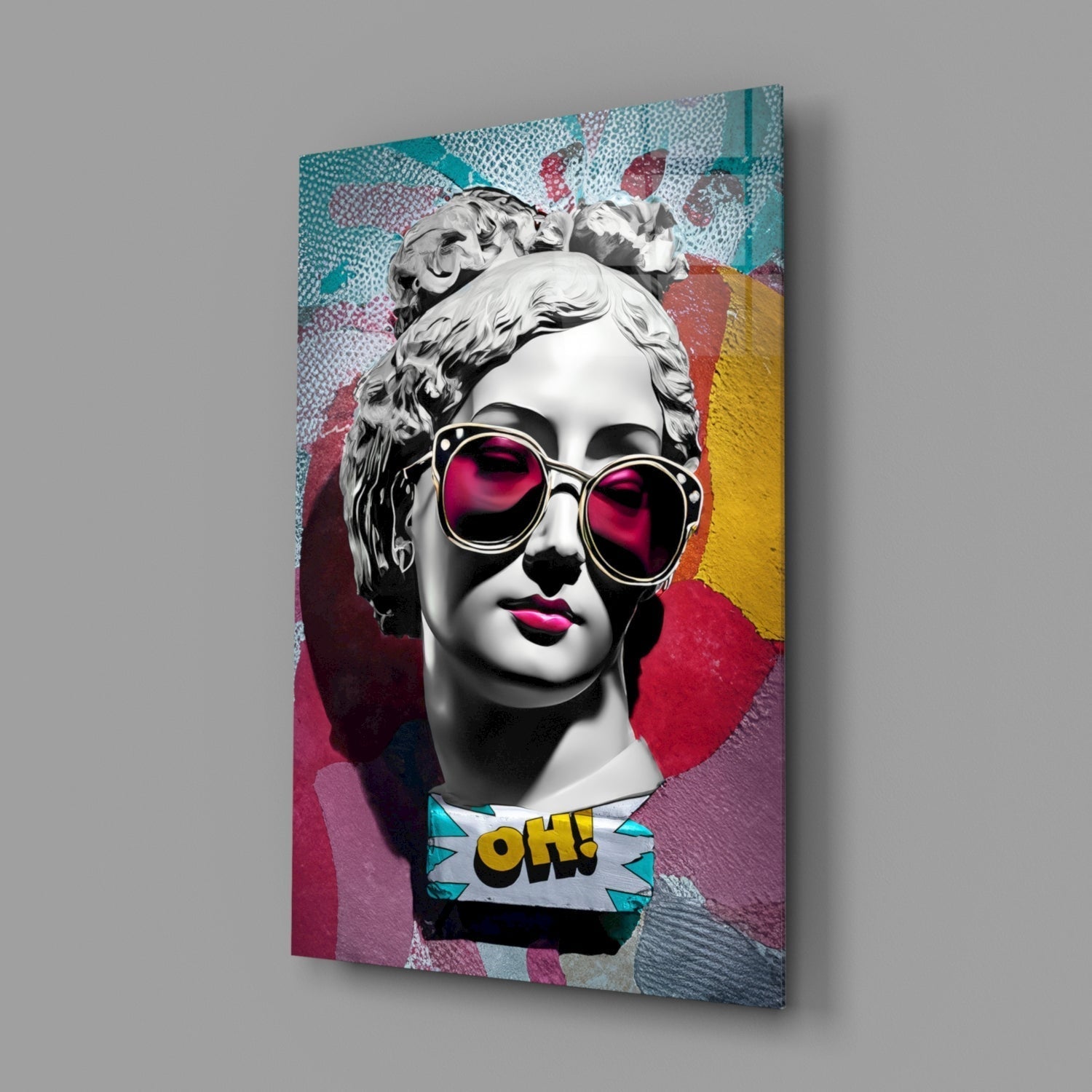 Oh! Glass Wall Art || Designer Collection