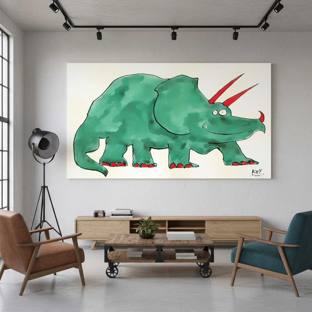 Key Creatures - Stegosaurus (Poster)
