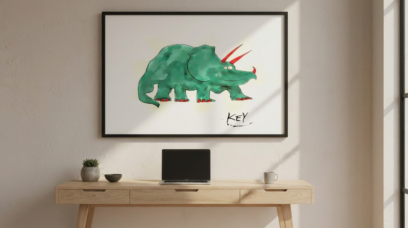 Key Creatures - Stegosaurus (Poster)