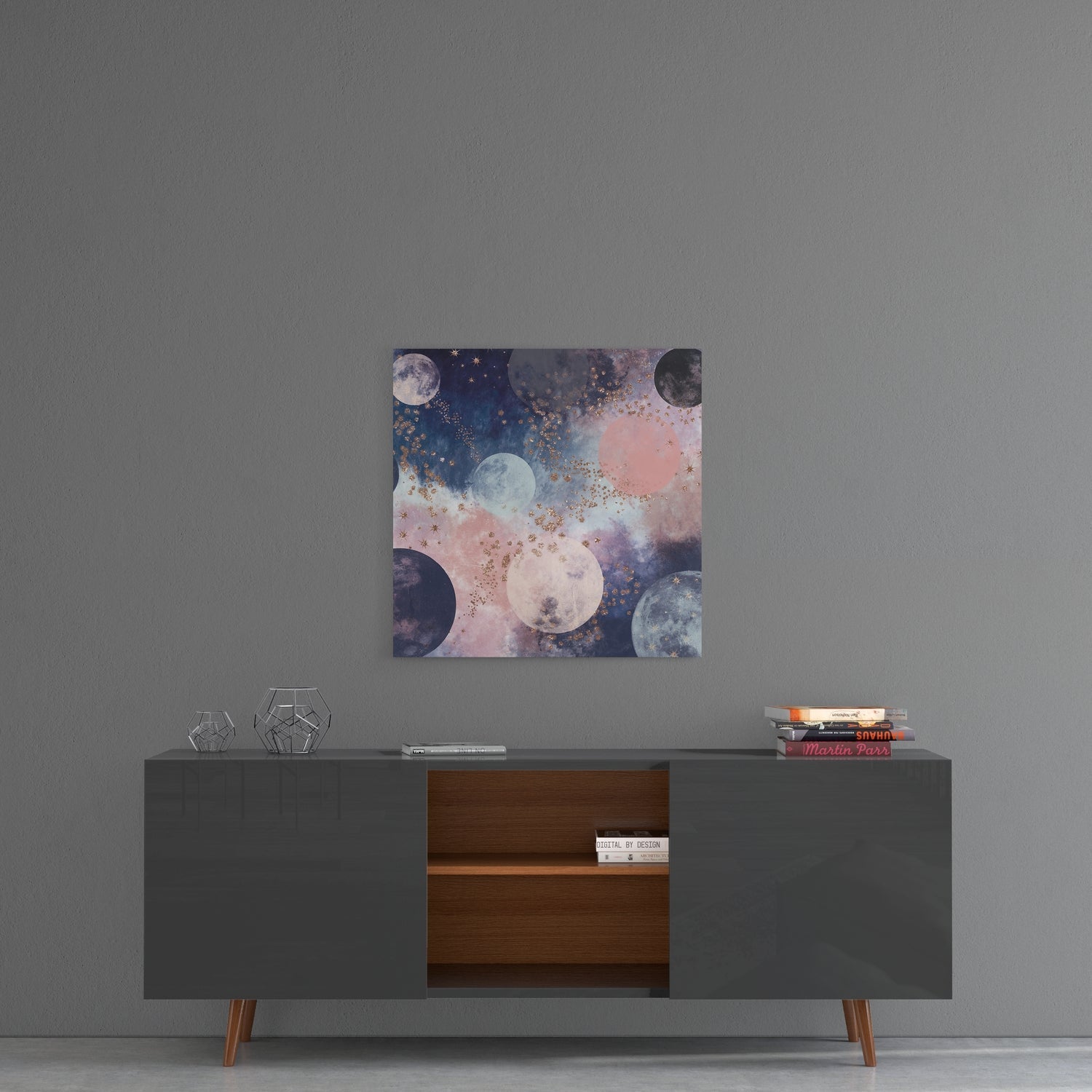 Dreamy Space Glass Wall Art