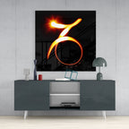 Horoscopes - Capricorn Glass Wall Art