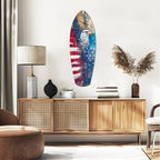 American Eagle Glass Wall Art