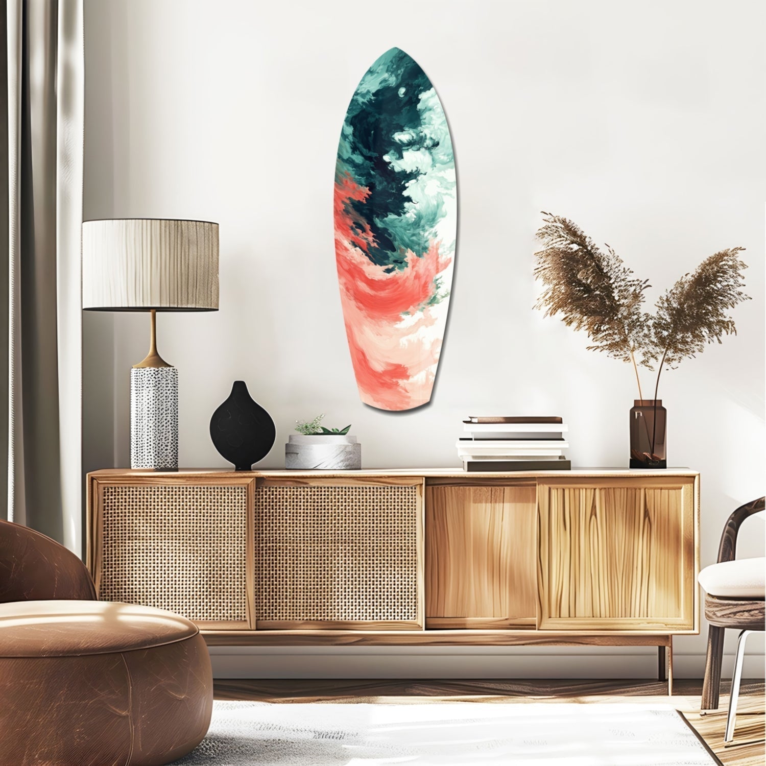 Relentless Waves Glass Wall Art